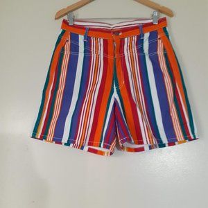 Denim shorts Bright 🌞 Vintage 90s Highrise Western Yoke Mom Bermuda jeans